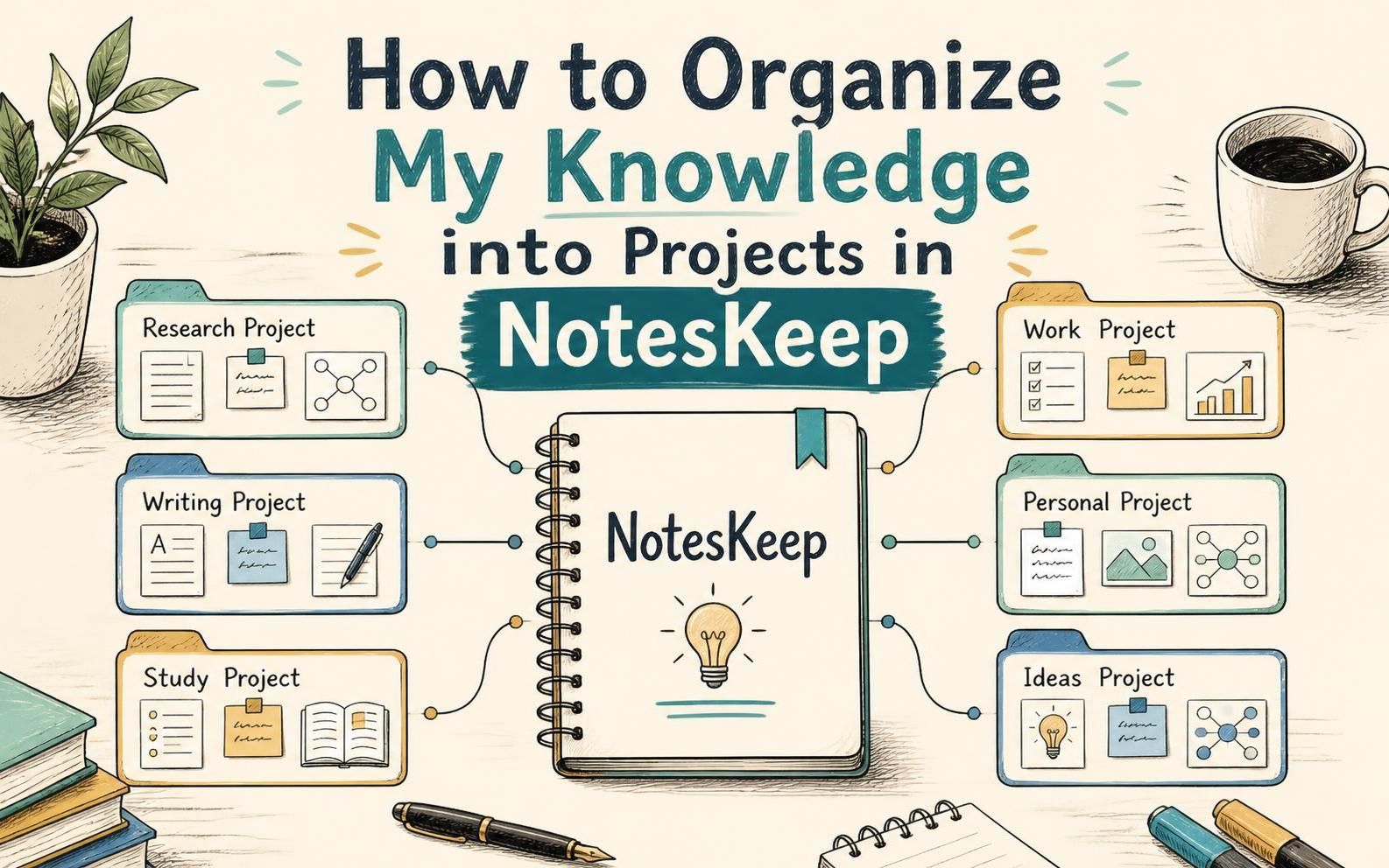 How to Organize My Knowledge into Projects in NotesKeep