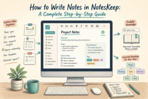 How to Write Notes in NotesKeep: A Complete Step-by-Step Guide